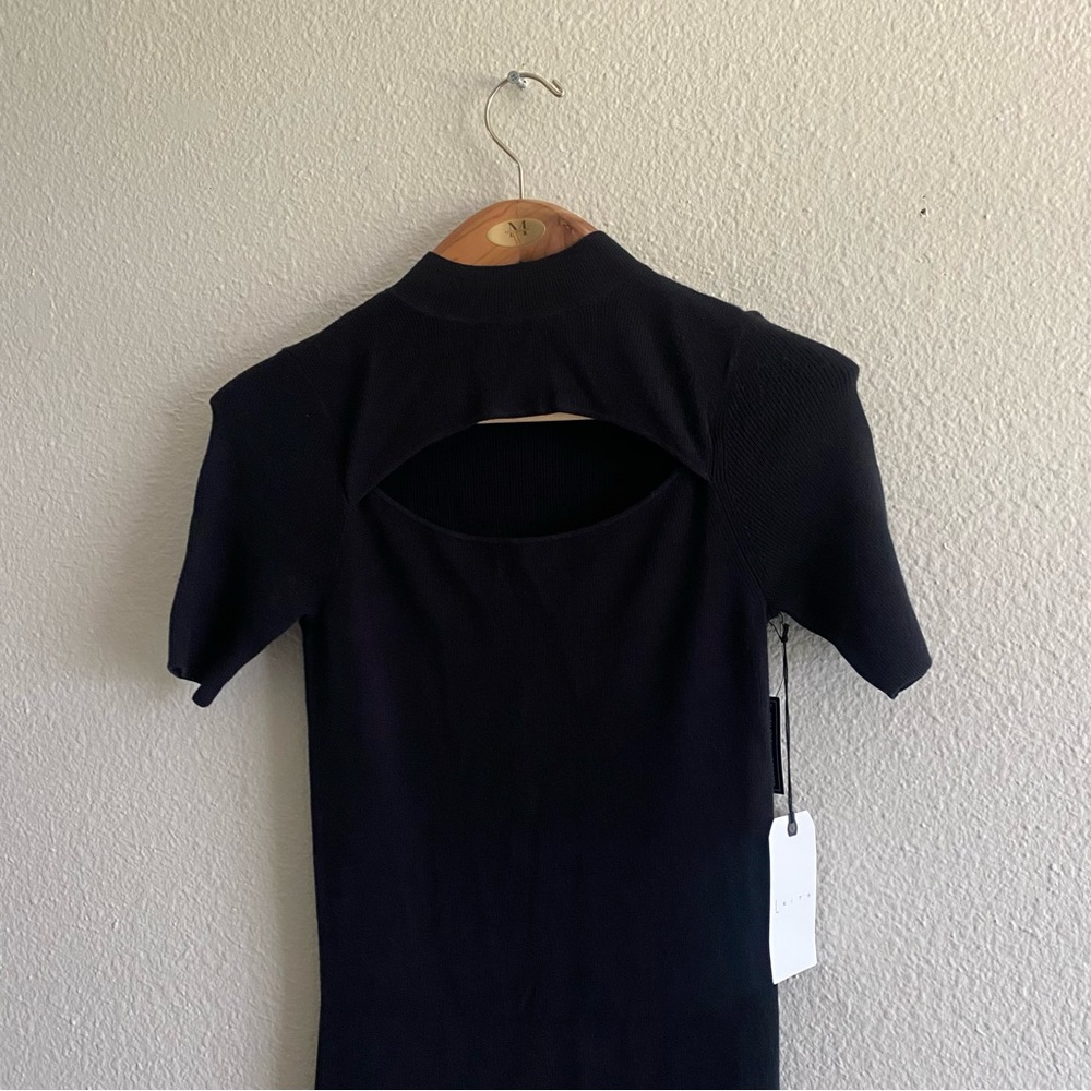 Leith Cut Out Stretch MIDI Dress - Picture 5 of 14